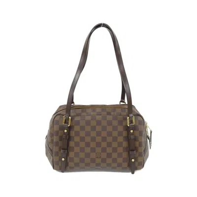 Pre-owned Louis Vuitton Ebene Coated Canvas Shoulder Bag ()