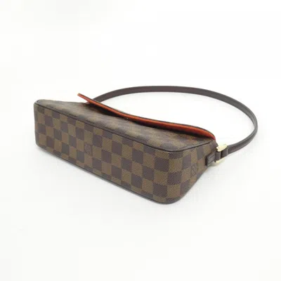 Pre-owned Louis Vuitton Ebene Coated Canvas Shoulder Bag ()