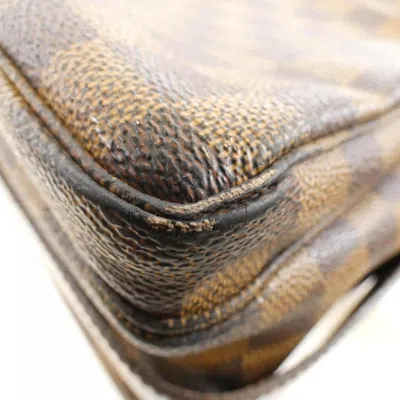 Pre-owned Louis Vuitton Ebene Coated Canvas Shoulder Bag ()