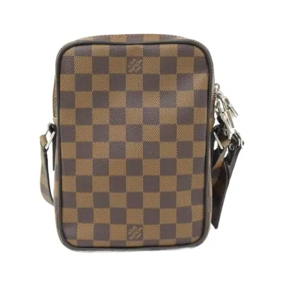 Pre-owned Louis Vuitton Ebene Coated Canvas Shoulder Bag ()