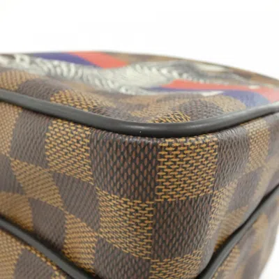 Pre-owned Louis Vuitton Ebene Coated Canvas Shoulder Bag ()
