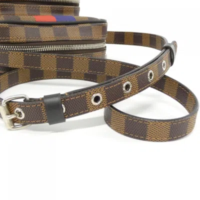 Pre-owned Louis Vuitton Ebene Coated Canvas Shoulder Bag ()