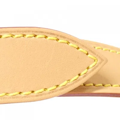 Pre-owned Louis Vuitton Ebene Jaune Coated Canvas Shoulder Bag ()
