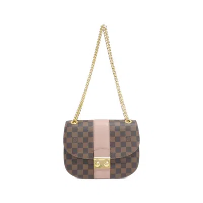 Pre-owned Louis Vuitton Ebene Magnolia Coated Canvas Shoulder Bag ()
