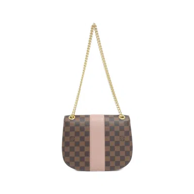 Pre-owned Louis Vuitton Ebene Magnolia Coated Canvas Shoulder Bag ()