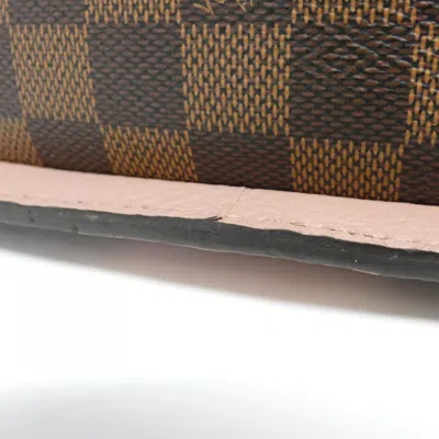 Pre-owned Louis Vuitton Ebene Magnolia Coated Canvas Shoulder Bag ()