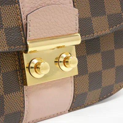 Pre-owned Louis Vuitton Ebene Magnolia Coated Canvas Shoulder Bag ()