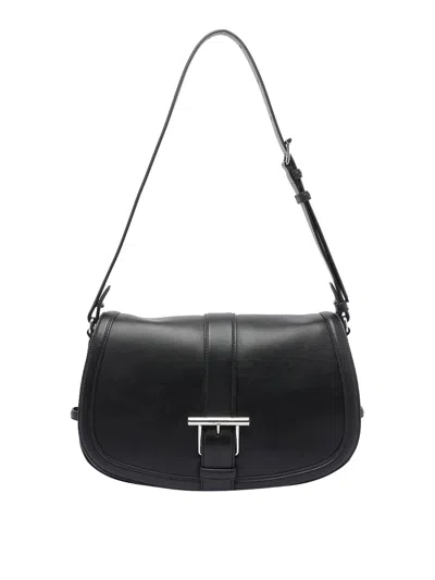 Alexander Mcqueen Alexander Mc Queen Satchel Black Leather Shoulder Bag