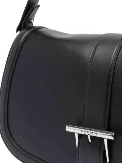 Alexander Mcqueen Alexander Mc Queen Satchel Black Leather Shoulder Bag