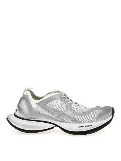 Balenciaga Circuit Canvas Low-top Sneakers In Gray