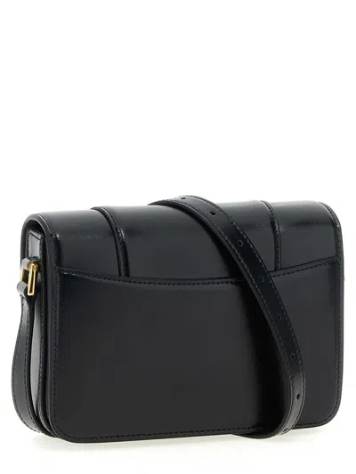 Balenciaga Black Leather Small Hourglass Crossbody Bag