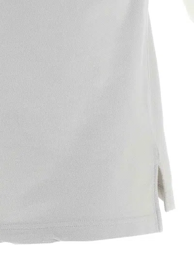 Balenciaga Logoed Polo Shirt In White