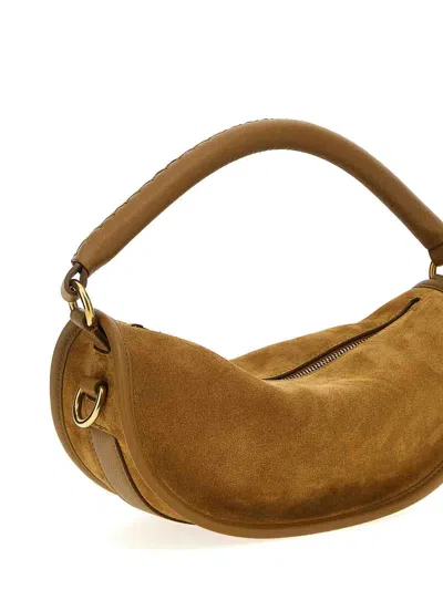 Burberry B Clip Mini Suede Hobo Bag