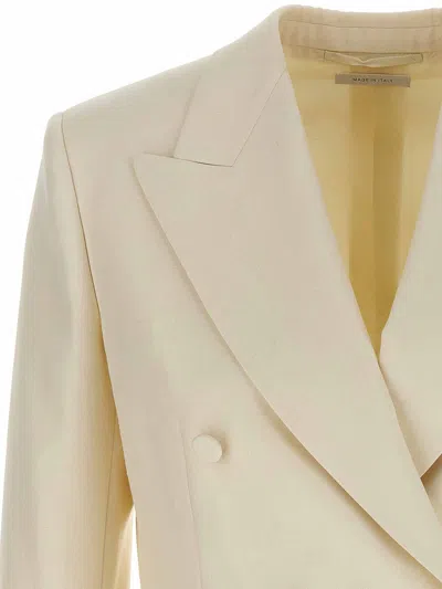 Brioni Flavia Double-breasted Peak-lapel Blazer