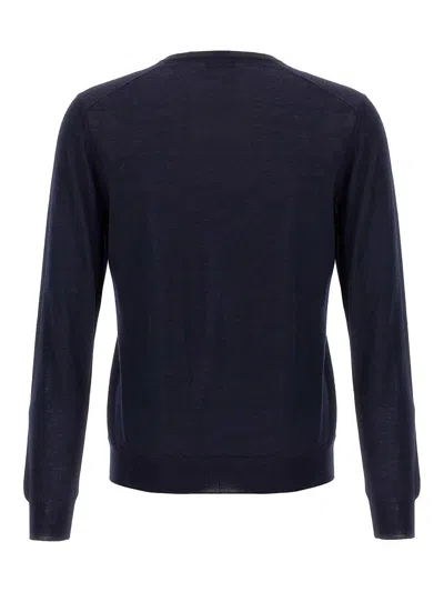 Barba Napoli Barba Wool And Silk Sweater In Black