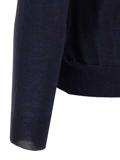 Barba Napoli Barba Wool And Silk Sweater In Black