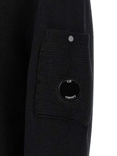 C.p. Company C. P. Company Man Sweatshirt Dark Purple Size 3xl Cotton In Black