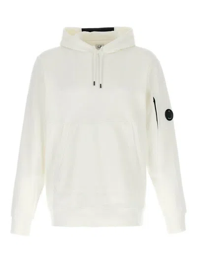 C.p. Company C. P. Company 'diagonal Raised' Hoodie In White