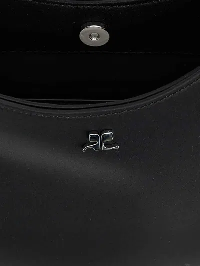 Courrèges Holy Handbag In Black
