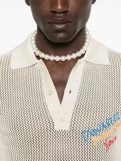 Dsquared2 Knit Polo In White
