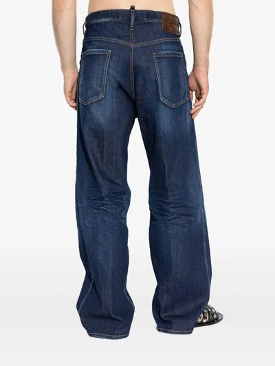 Dsquared2 Denim Wide-leg Jeans In Blue