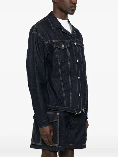 Dsquared2 Drawstring Jacket In Blue