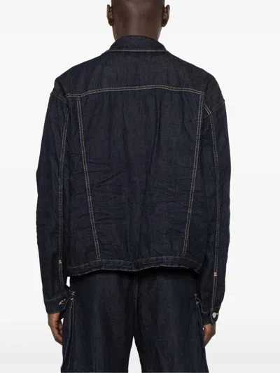 Dsquared2 Drawstring Jacket In Blue