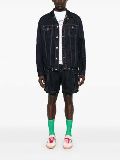 Dsquared2 Drawstring Jacket In Blue