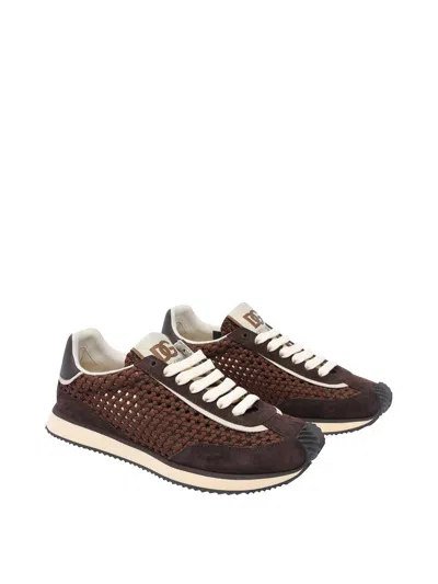Dolce & Gabbana Mixed-material Dg Cushion Sneakers