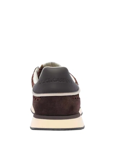 Dolce & Gabbana Mixed-material Dg Cushion Sneakers