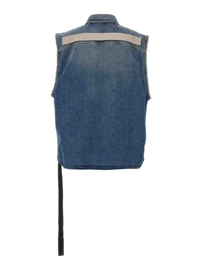 Drkshdw Camicia In Denim Senza Maniche Tommy Jumbo In Blue