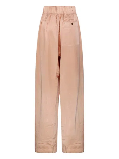 Dries Van Noten Trousers Featuring Back Pocket And Wide Leg In Pink