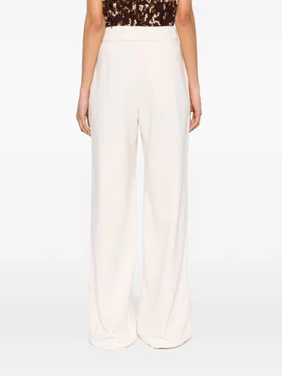 Dries Van Noten High Waist Pleated Front Wide-leg Trousers In Pink