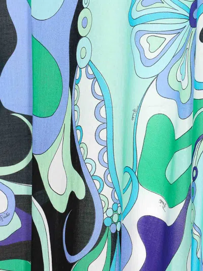 Emilio Pucci Orchidee Print Dress In Multi