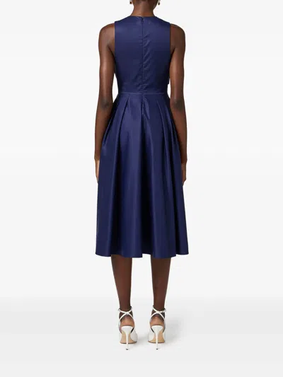 Elisabetta Franchi Midi Dress In Blue