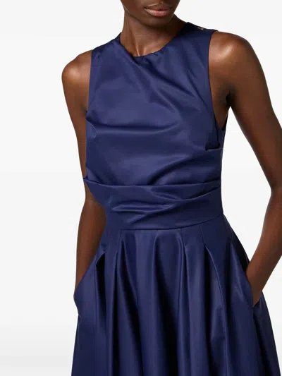 Elisabetta Franchi Midi Dress In Blue