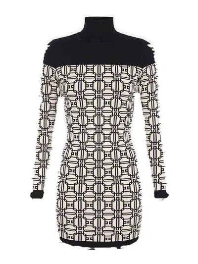 Elisabetta Franchi Dress In Black