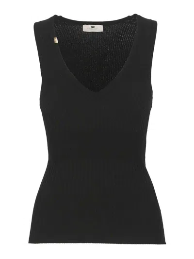 Elisabetta Franchi Top In Black