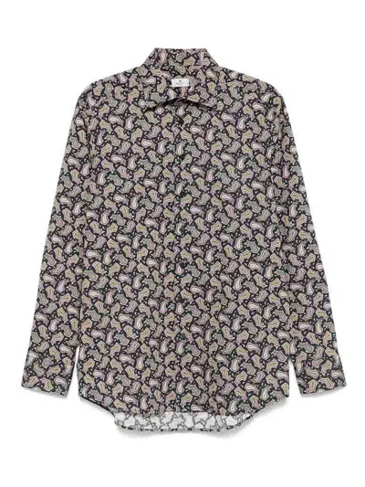 Etro Roma Paisley Print Shirt In Multi