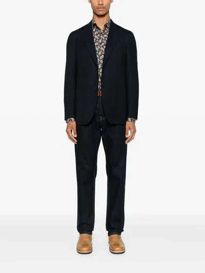 Etro Roma Paisley Print Shirt In Multi