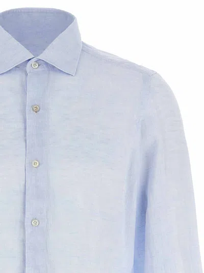 Finamore 1925 Finamore 'gaeta' Shirt In Blue