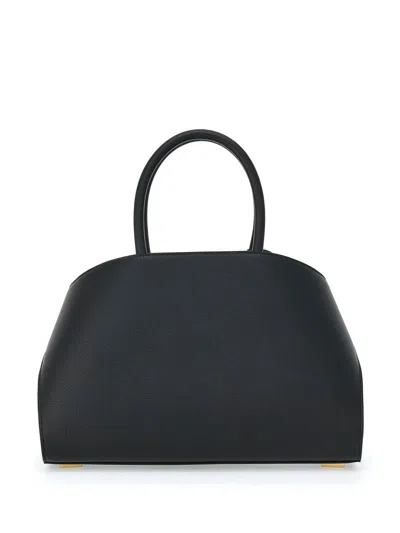 Ferragamo Women Hug Small Leahter Tote Bag In Black