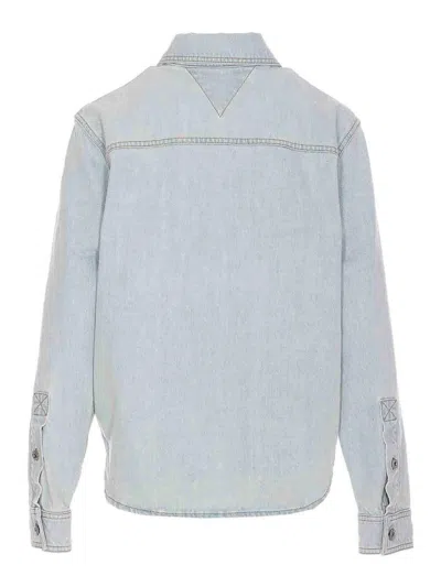Bottega Veneta Denim Shirt In Blue