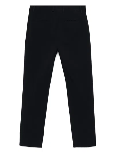 Incotex Contemporary Crop Trousers Pressed Crease In Black