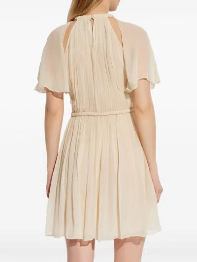 Isabel Marant Knee Length Dress Featuring Braided Detailing In White