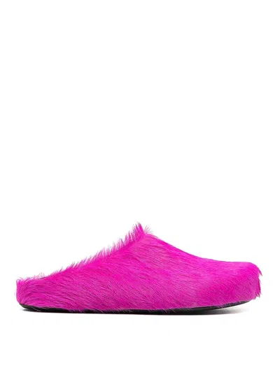 Marni Pink Fussbett Sabot Slip-on Loafers