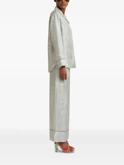 Marni Trousers With Aurora Print