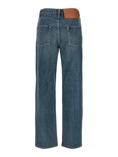 Jil Sander Slim Twist Jeans In Blue