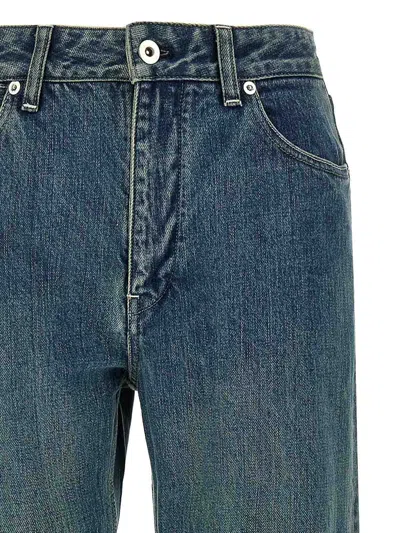 Jil Sander Slim Twist Jeans In Blue