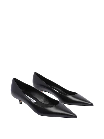 Jimmy Choo Scarpe Con Tacco Amelia In Pelle Nera Donna In Black